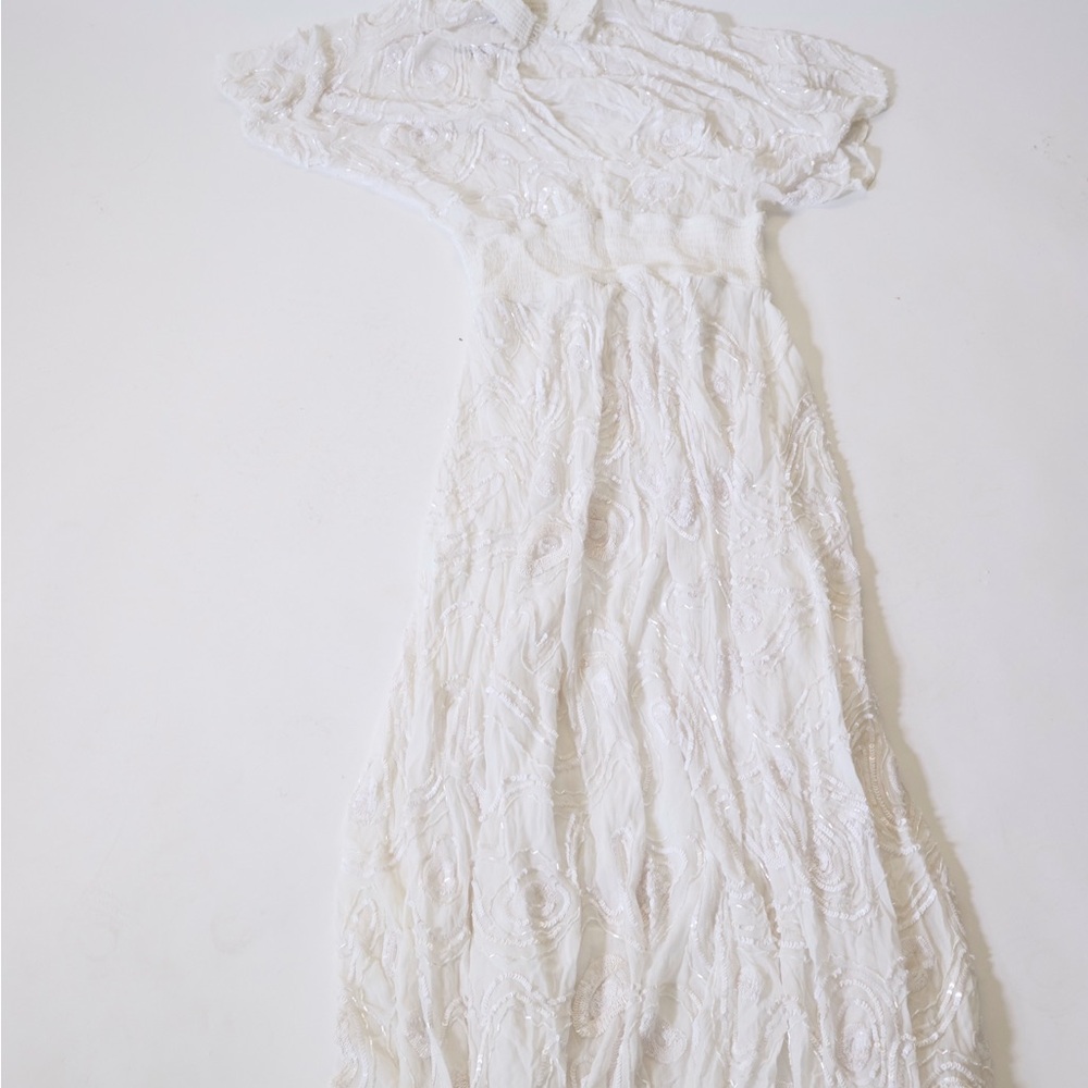 Retrofete White Maxi Dress